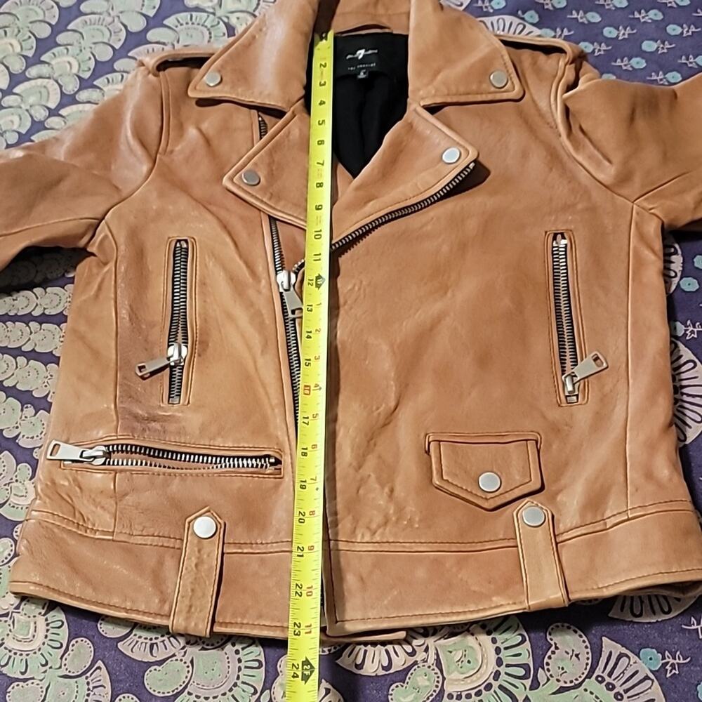 COPY - 7FAM Leather Moto Jacket! - Picture 10 of 14
